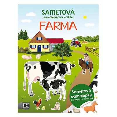 JIRI MODELS Sametová samolepková knížka/ Farma