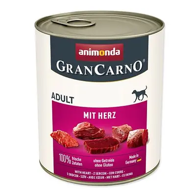 Konzerva Animonda Gran Carno Adult se srdcem 800g