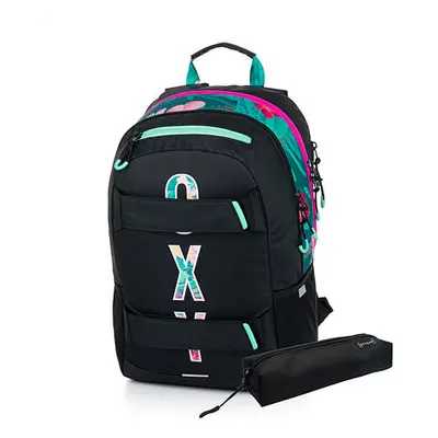 Oxybag Studentský batoh + etue OXY Sport Tropic