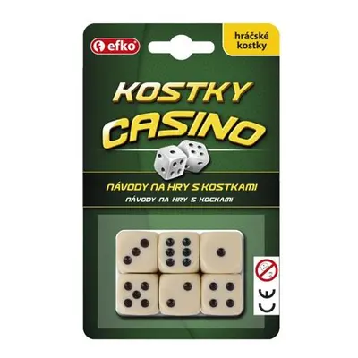 EFKO Hrací kostky Casino keramické