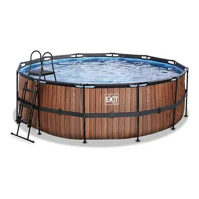 EXIT Frame Pool o427x122cm (12v Cartridge filter) – Timber Style