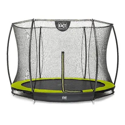 EXIT TOYS Silhouette pozemní trampolína ø244cm s ochrannou sítí - zelená