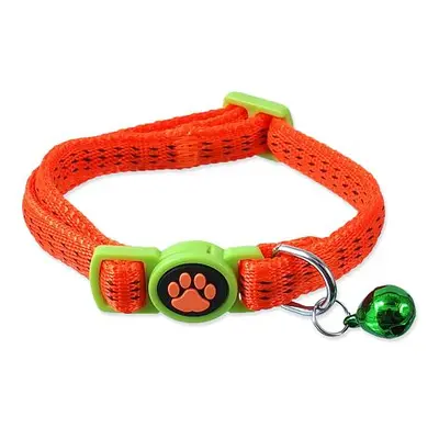 Obojek MAGIC CAT Nylon oranžový XS 1 ks