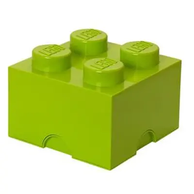 LEGO úložný box 4 - světle zelená