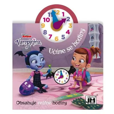 Jiri Models Kniha s hodinami Vampirina