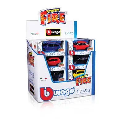 Bburago 1:43 Street Fire (3 x 24 DISPLAY) 72ks ASST