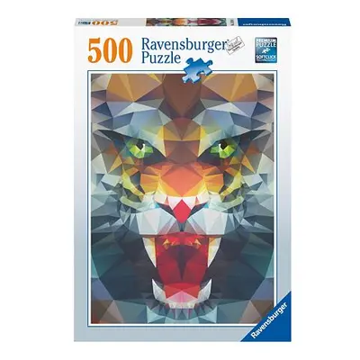 Ravensburger Polygonový lev Puzzle 500 dílků