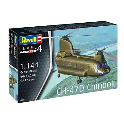 Revell ModelSet vrtulník 63825 - CH-47D Chinook (1:144)