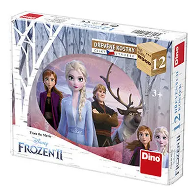 Dino Frozen II - Dřevěné kostky