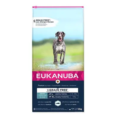 EUKANUBA Adult Large & Giant Breed Grain Free Ocean Fish 12 kg