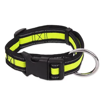 Obojek DOG FANTASY Neoprene limetka M 1 ks