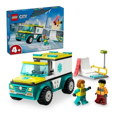 LEGO® City 60403 Sanitka a snowboardista