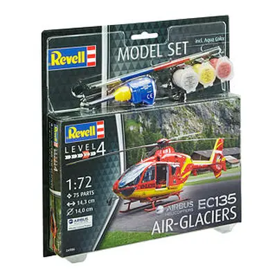 ModelSet vrtulník 64986 - EC 135 Air-Glaciers (1:72)