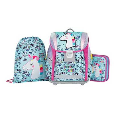 Oxybag Školní set 3ks PREMIUM LIGHT Unicorn iconic