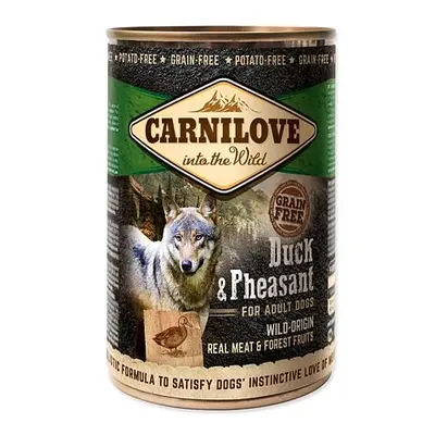 Konzerva CARNILOVE Dog Wild Meat Duck & Pheasant 400 g