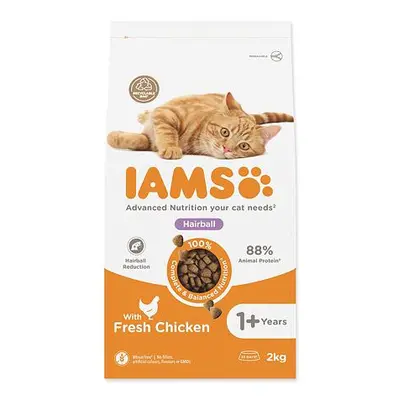 IAMS Cat Adult Hairball Chicken 2 kg