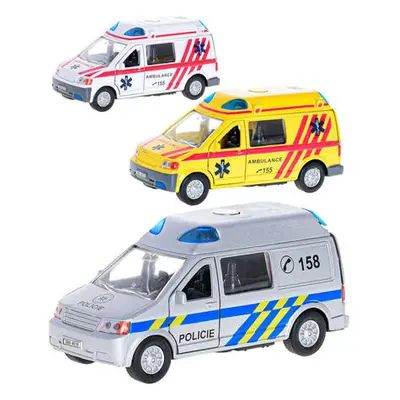 Kids Globe Traffic Ambulance CZ 14cm kov