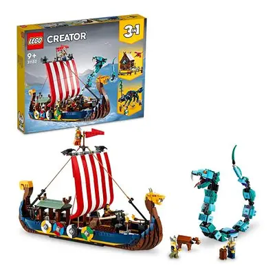 LEGO® Creator 3 v 1 31132 Vikingská loď a mořský had