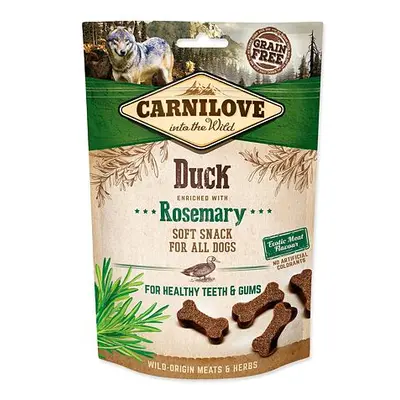 CARNILOVE Dog Semi Moist Snack Duck enriched with Rosemary 200 g