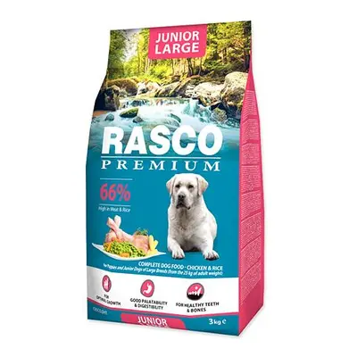 Granule RASCO Premium Junior Large kuře s rýží 3 kg