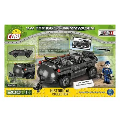 II WW VW typ 166 Schwimmwagen, 200 k, 1 f