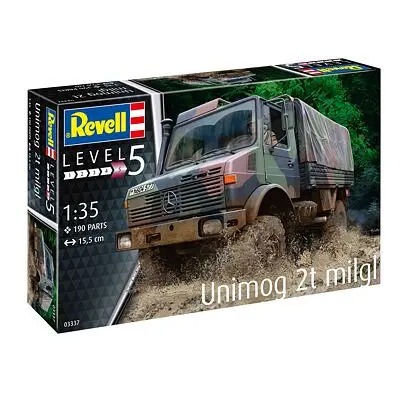 Revell Plastic ModelKit military 03337 - Unimog 2T milgl (1:35)