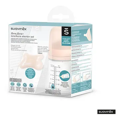 SUAVINEX | SADA ANTIKOLIKOVÁ Zero.Zero™ LÁHEV 180 ml A + dudlík Zero.Zero™ -2/ 2M