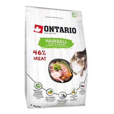 ONTARIO Cat Hairball 0,4 kg