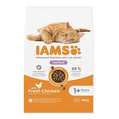 IAMS Cat Adult Hairball Chicken 10 kg