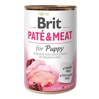 Konzerva BRIT Paté & Meat Puppy 400 g