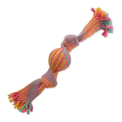 Přetahovadlo DOG FANTASY míč barevné vzor č.1 - 2 knoty 33 cm