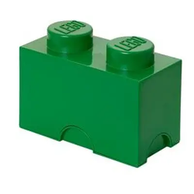 LEGO úložný box 2 - tmavě zelená