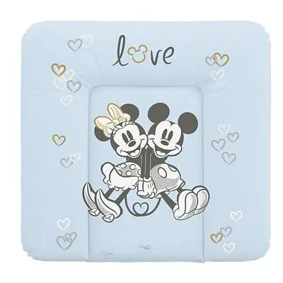 CEBA Podložka přebalovací měkká na komodu (75x72) Disney Minnie & Mickey Blue