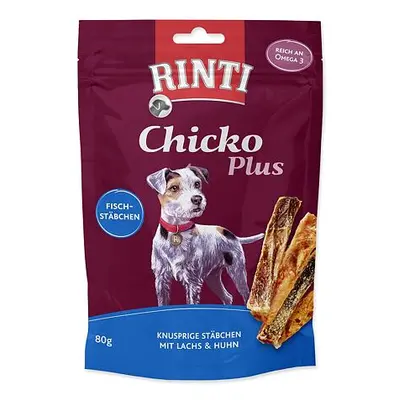 Pochoutka RINTI Extra Chicko Plus losos + kuře 80 g