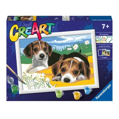 Ravensburger CreArt Štěňata Jack Russella