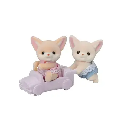 Sylvanian Families Dvojčata fenci s autíčkem