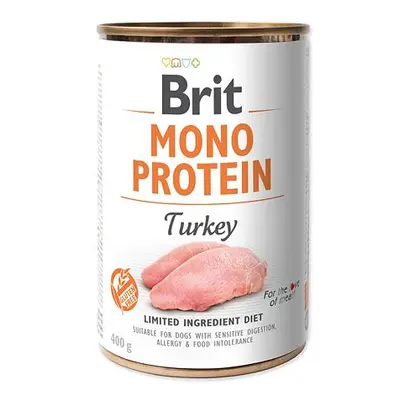 Konzerva BRIT Mono Protein Turkey 400 g