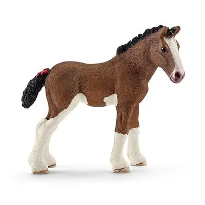 Schleich Zvířátko - hříbě Clydesdaleské