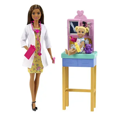 Mattel Barbie Povolání herní set s panenkou Pediatrička