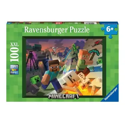 Ravensburger Minecraft: Monstra z Minecraftu Puzzle 100 dílků