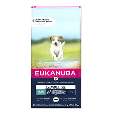 EUKANUBA Adult Small & Medium Breed Grain Free Ocean Fish 12 kg