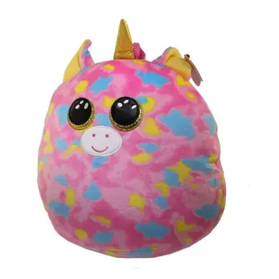 TY Squish-a-Boos Fantasia vícebarevný jednorožec 22 cm