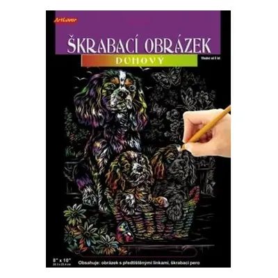 ArtLover Škrabací obrázek duhový, více druhů