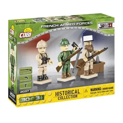 COBI 3 figurky s doplňky French Armed Forces, 30 k