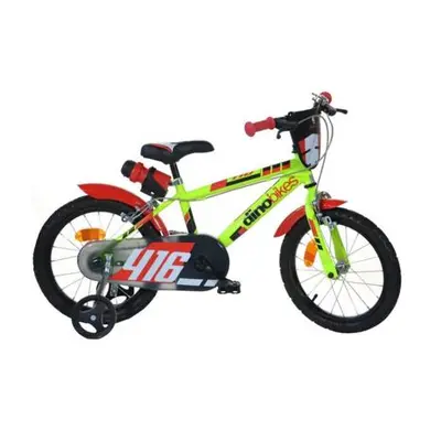 DINO Bikes - dětské kolo 16" - zeleno - černý 2020