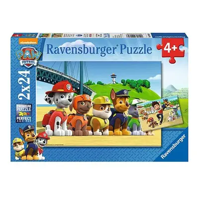 Ravensburger Tlapková Patrola: Stateční psi Puzzle 2x24 dílků