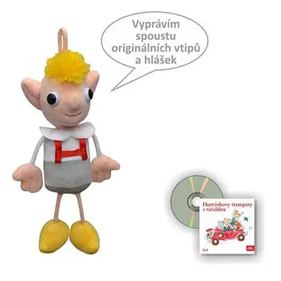 Moravská ústředna Hurvínek 22cm mluvící +CD