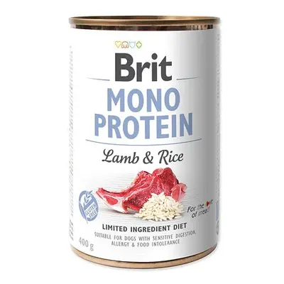 Konzerva BRIT Mono Protein Lamb & Brown Rice 400 g