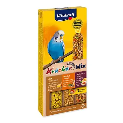 Kracker VITAKRAFT Sittich Honey + Egg + Fruit 3 ks