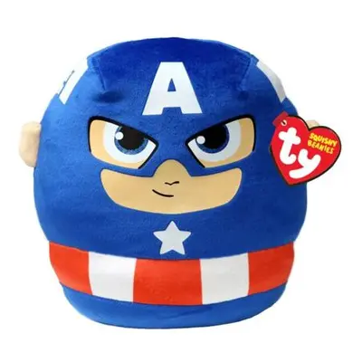 Meteor TY Squishy Beanies Marvel CAPTAIN AMERICA, 22 cm (1)